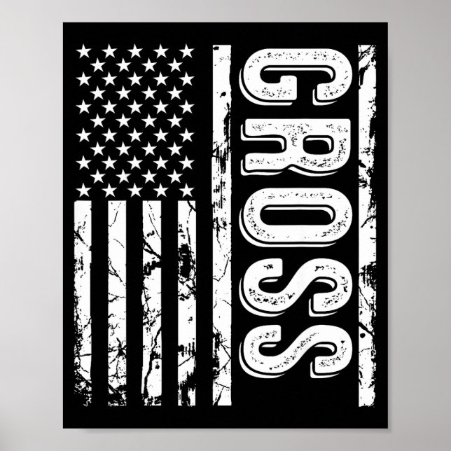 Roligt efternamn Gross familj Poster (Framsidan)