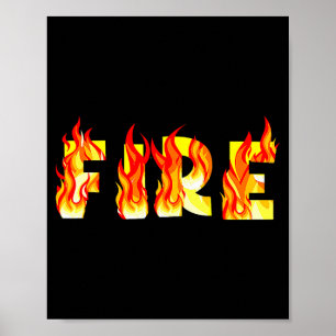 Roligt Eld Och Is Eld Par DIY Kostym Halloween Poster