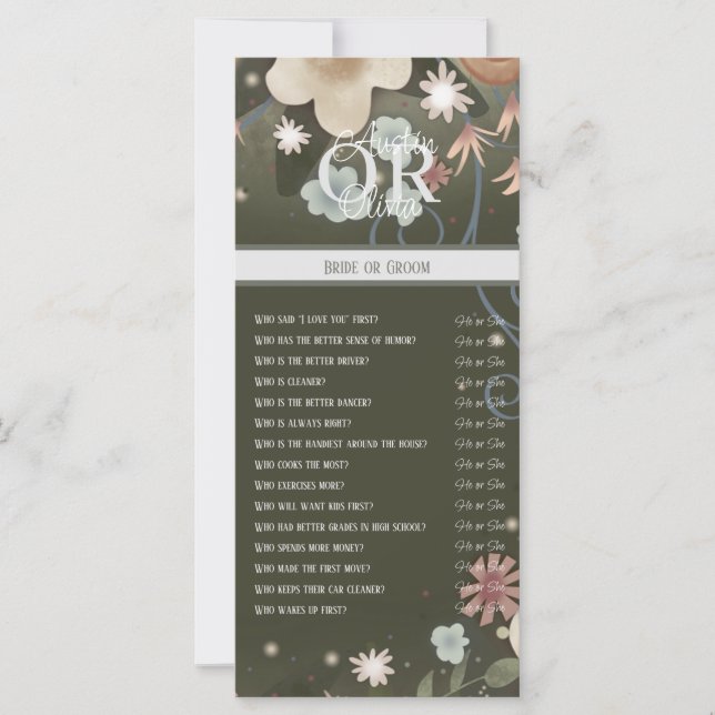 Roligt Elegant Blommigt Inspiritivity Bride eller  (Framsida)