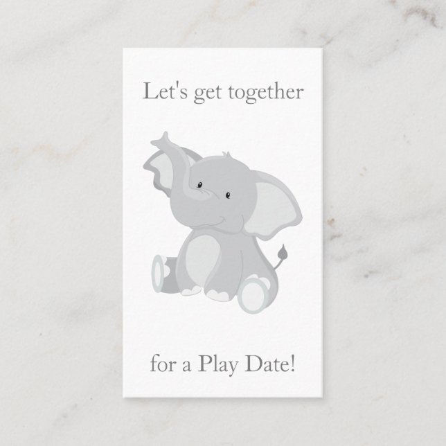 Roligt Elephant Playdate (Framsida)