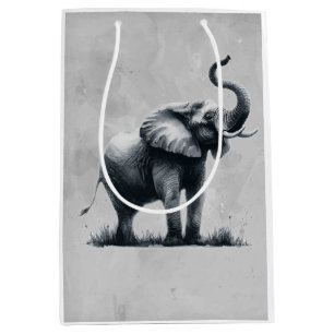 Roligt Elephant Quote Animal Art