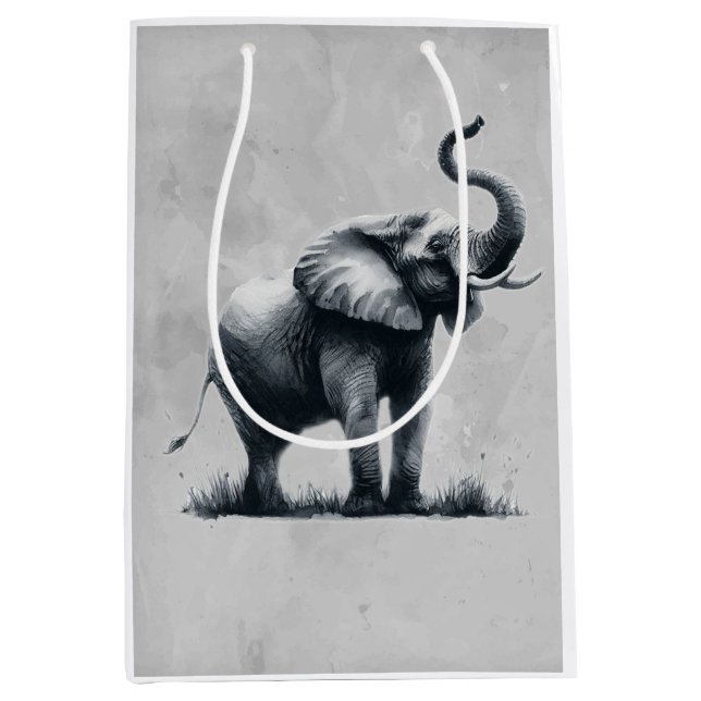 Roligt Elephant Quote Animal Art (Framsidan)