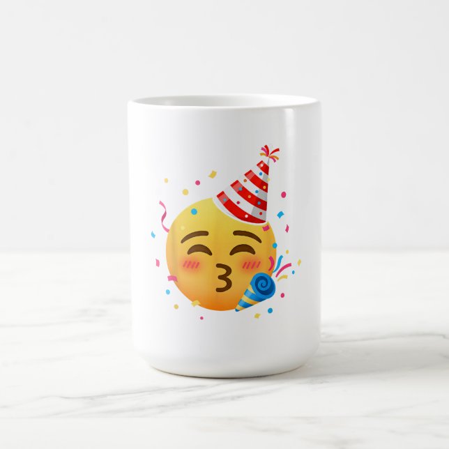 Roligt Emoji Party Kaffemugg (Center)
