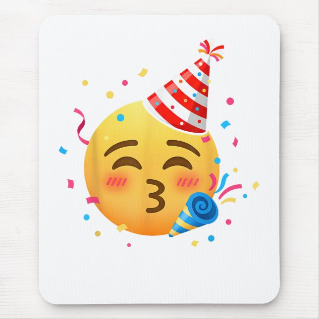Roligt Emoji Party Musmatta (Framsidan)