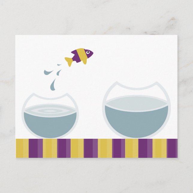 Roligt - enkelt meddelande vykort (Framsida)