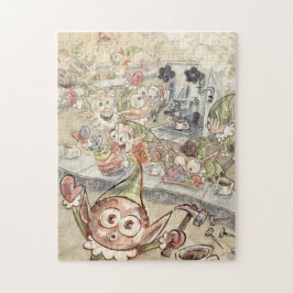 Roligt Espresso Elves Puzzle Pussel