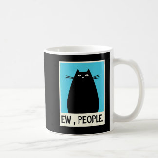 Roligt Ew People cat japansk Cat Kawaii Anime Kaffemugg