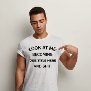 Roligt examenspresent för examen från gymnasiet t shirt