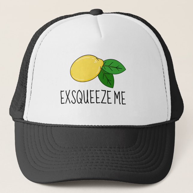Roligt "Express Me" Hat med Lemon Design Keps (Framsida)