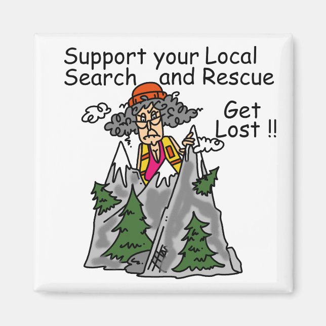 Roligt få borttappad magnet (Framsidan)