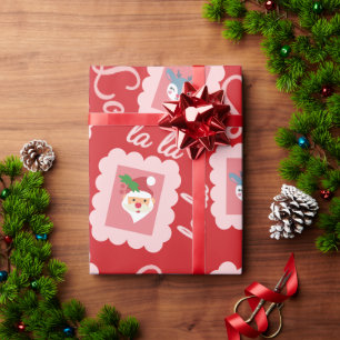 Roligt Fa La julen Sång Script Jultomten Presentpapper