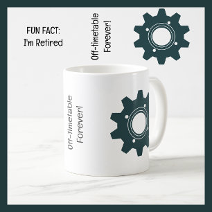 Roligt Fact I är Retrött Mechanical Ingenjör Funny Kaffemugg