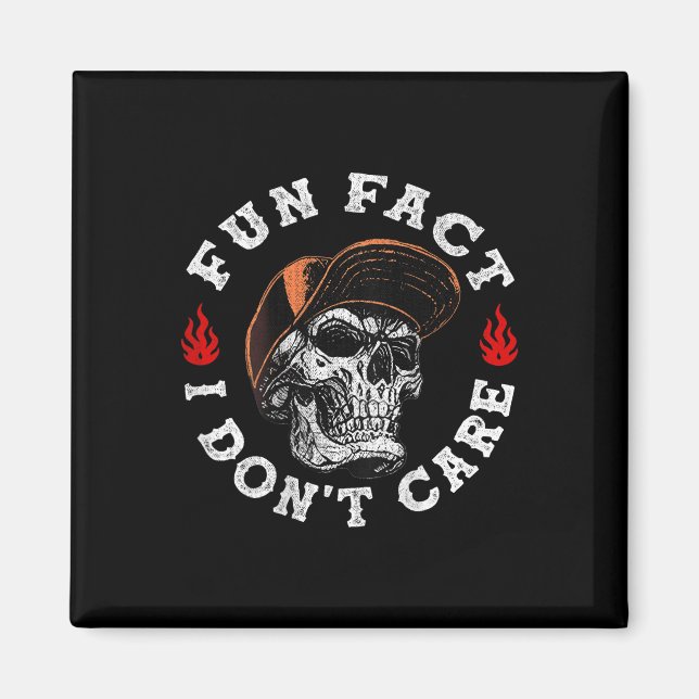 Roligt Fact I undhand inte Skeleton Sarcastic (på Magnet (Framsidan)