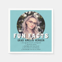 Roligt Fact Mint Blue Student Photo Studenten