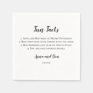 Roligt Fact Napkin Pappersservett