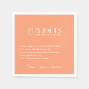 Roligt Facts Cantaloupe Peach Pappersservett