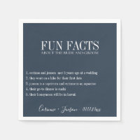 Roligt Facts Muted Navy Blue Personlig