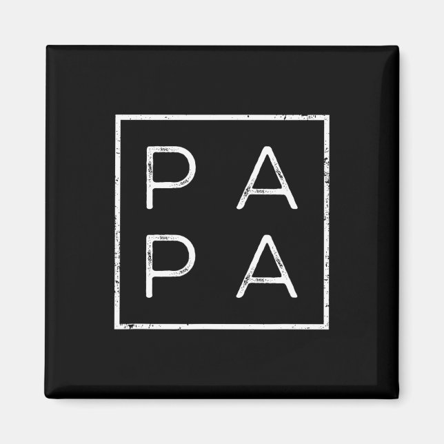 Roligt fadersdagspresent åt pappa  magnet (Framsidan)