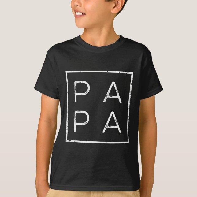 Roligt fadersdagspresent åt pappa  t shirt (Framsida)