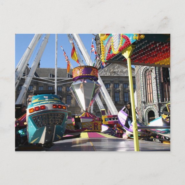 Roligt fair i Amsterdam Vykort (Framsida)