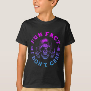 roligt Fakta I Dont Care, Lättare Sar T Shirt