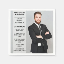 Roligt-fakta kände du till studenten fotomodern pappersservett