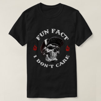 Roligt Faktor I Skeleton aktar inte T Shirt