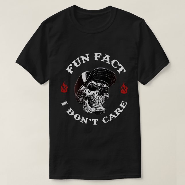 Roligt Faktor I Skeleton aktar inte T Shirt (Design framsida)
