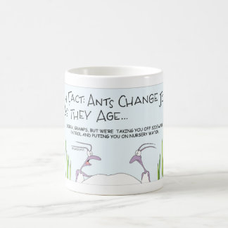 Roligt faktum för myra om jobb kaffemugg