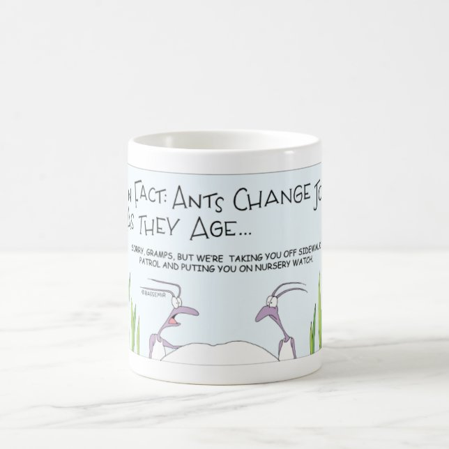 Roligt faktum för myra om jobb kaffemugg (Center)