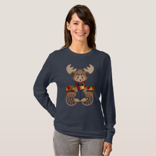 Roligt Fall Säsong Moose Women T-shirt