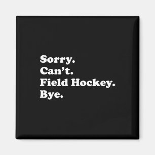 Roligt Fält Hockey Gift för manar Women Boys eller Magnet