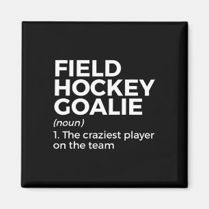 Roligt Fält Hockey Goalie Definition Manar Women Magnet