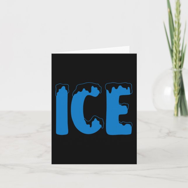 Roligt Family Halloween Costume Ice och Ba Kort (Framsida)