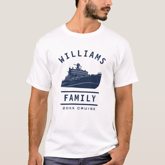 Roligt Family Reunion Sommaravacation Sea Cruise F T Shirt (Framsida)