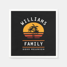 Roligt Family Reunion - Tropical Beach (Tropisk kn Pappersservett