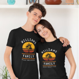 Roligt Family Reunion - Tropical Beach (Tropisk kn T Shirt