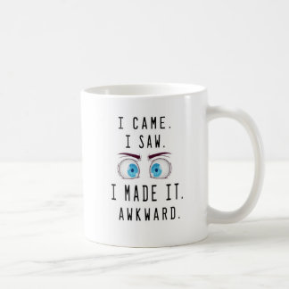 Roligt Fantastisk Trendig Typography Awkward Cowor Kaffemugg
