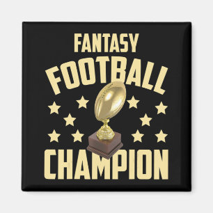 Roligt Fantasy Football Champion Party Magnet
