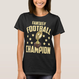 Roligt Fantasy Football Champion Party T Shirt