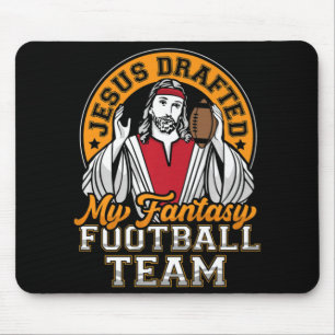 Roligt Fantasy Football Jesus ritade mitt team Man Musmatta