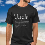 Roligt farbror Definition Say Quote T Shirt<br><div class="desc">Anpassa din speciella favoritmorbror så att du skapar en unik roligt. Ett perfekt sätt att visa honom hur fantastisk han är varje dag. Designad av Thisisnotme©</div>