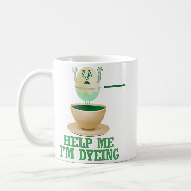 Roligt färga för påskägg kaffemugg (Vänster)