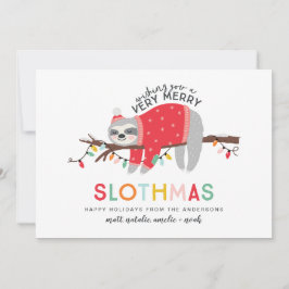 roligt - färgad sluttningskristmas julkort