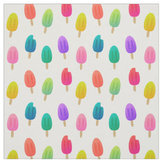 Roligt Färgblandad isposition Mönster Tyg