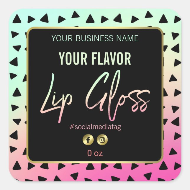 Roligt Färgfull 80-tums etikett för återfyllnadsli (Framsida)