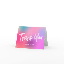 Roligt Färgfull modern Tack för Tonåring Födelseda