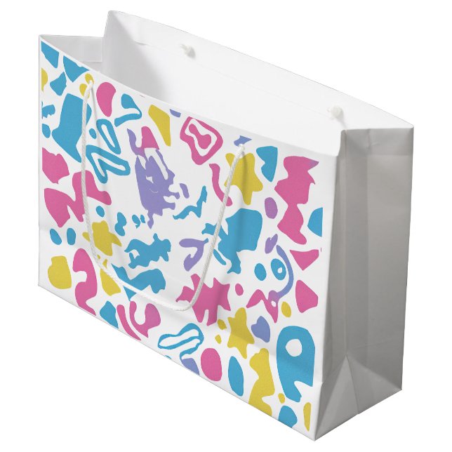 Roligt, färglösa vibrerande former (Framsidan Vinklad)