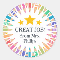 Roligt Färgpennor Underbart jobb Student!