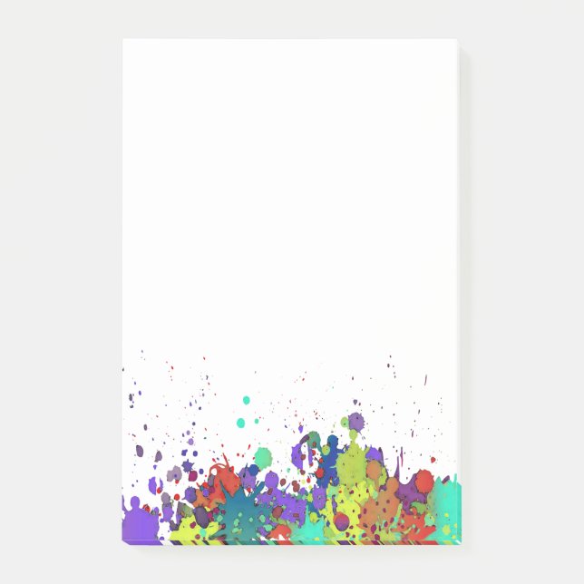 ROLIGT FÄRGSTÄNK MIG + din backgr. & idéer Post-it Block (Framsida)